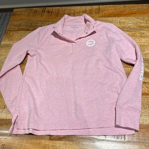 Vineyard vines polo shirt long sleeve woman M pink